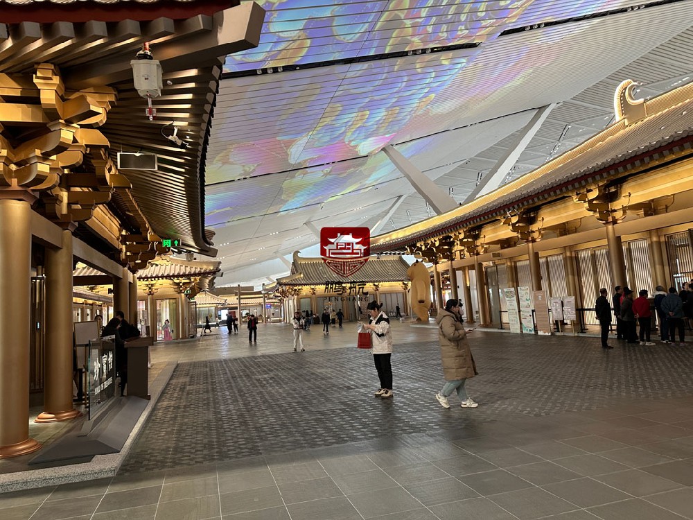 西安咸阳机场博物馆屋面仿古金属瓦